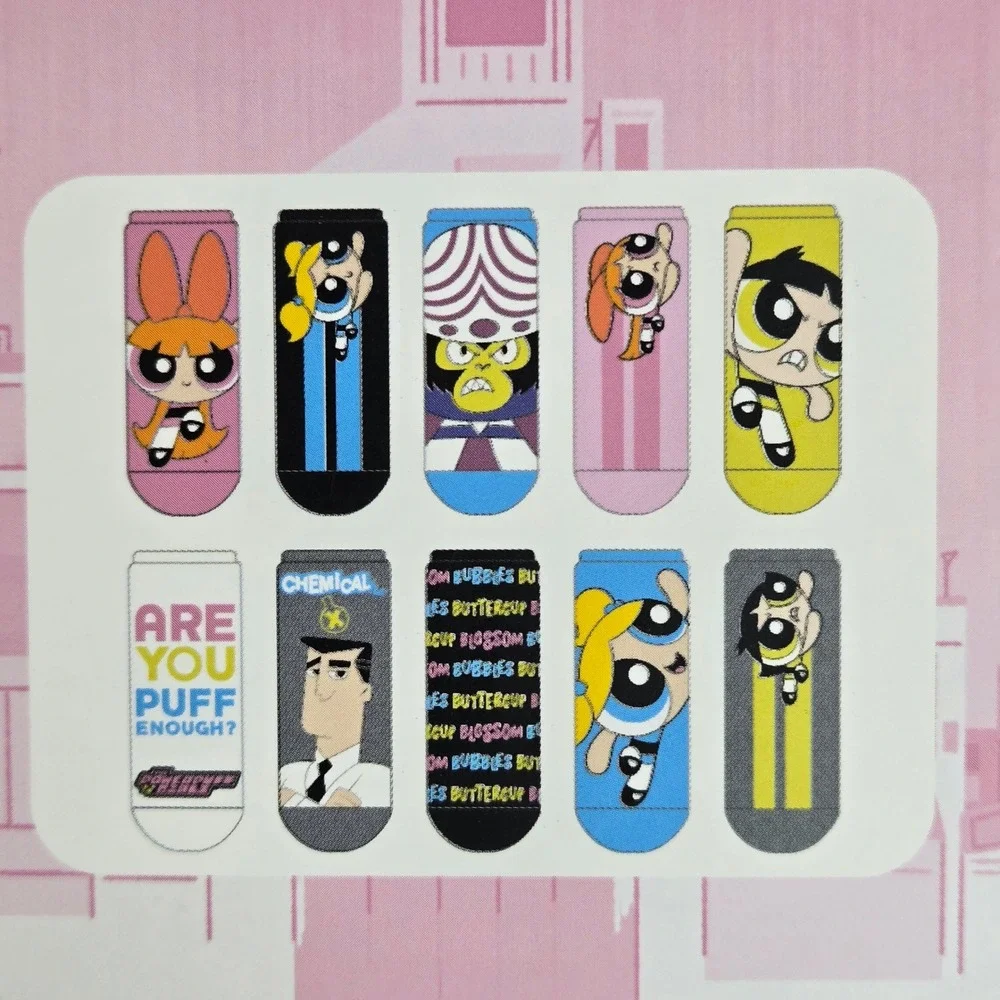 Powerpuff Girls 10-Pack Low Cut Socks Fits Shoe Size 4-10 New